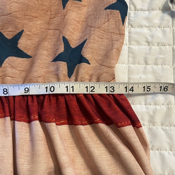 🇺🇸 Patriotic Rustic Americana Flag Maxi Dress – Size Medium 🇺🇸 - Picture 4 of 9